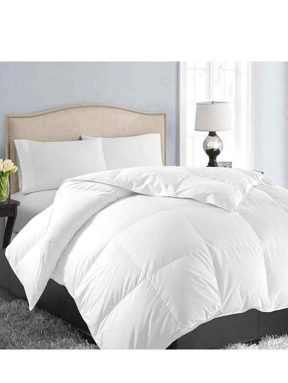 EASELAND California King Down Alternative Comforter Quilted All Seasons